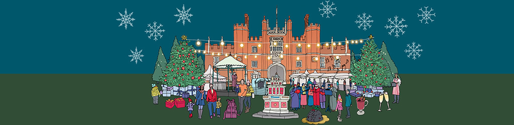 Hampton Court Palace illustration