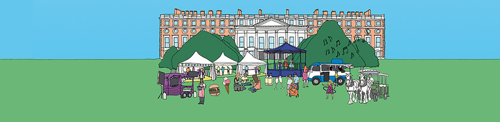 Hampton Court Palace illustration