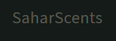SaharScents  logo