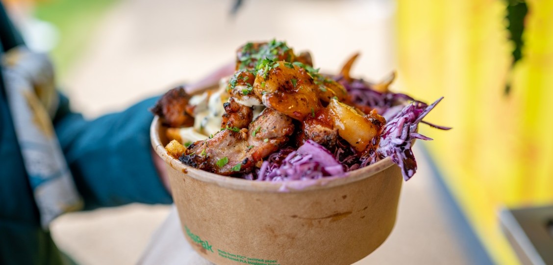 Food at Artisan Fayre, Hampton Court Palace