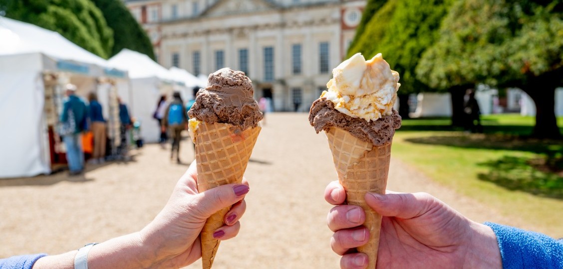 Food at Artisan Fayre, Hampton Court Palace