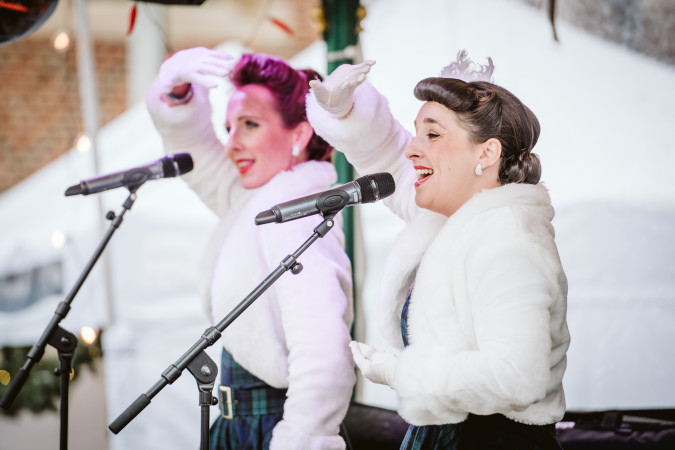 Live entertainment at Hampton Court Palace Festive Fayre