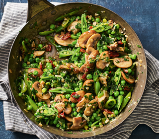 Festive Fayre | Herby Mushrooms and Greens