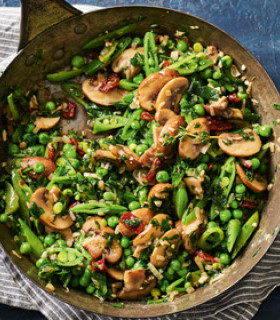 Herby Mushrooms and Greens  picture